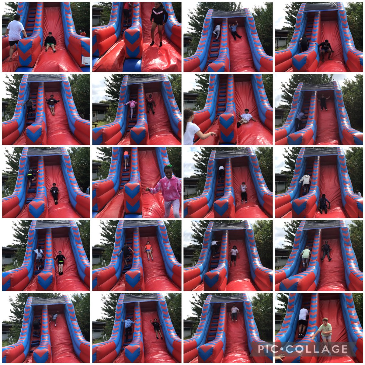 SMA_Year6's tweet photo. 6C have had a great start to Funday! 🎉 They've loved the inflatable assault course &amp; slide, showed off their skills in the penalty shootout and enjoyed a First Kicks speed shots sessions. @StMargarets_ https://t.co/cDKrCgFLu5