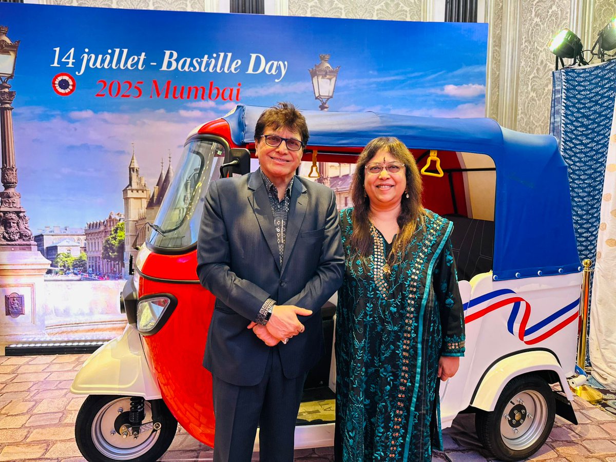 ICIB Chairman Film&amp;Media committee Mr Neilesh Malhotra was invited by His Excellency Mr.Jean Marc Sere Charlet, Consul General of France in Mumbai to celebrate Bastille Day a timeless tribute to liberty, equality, fraternity, born in Paris in 1789 &amp;cherished worldwide even today.