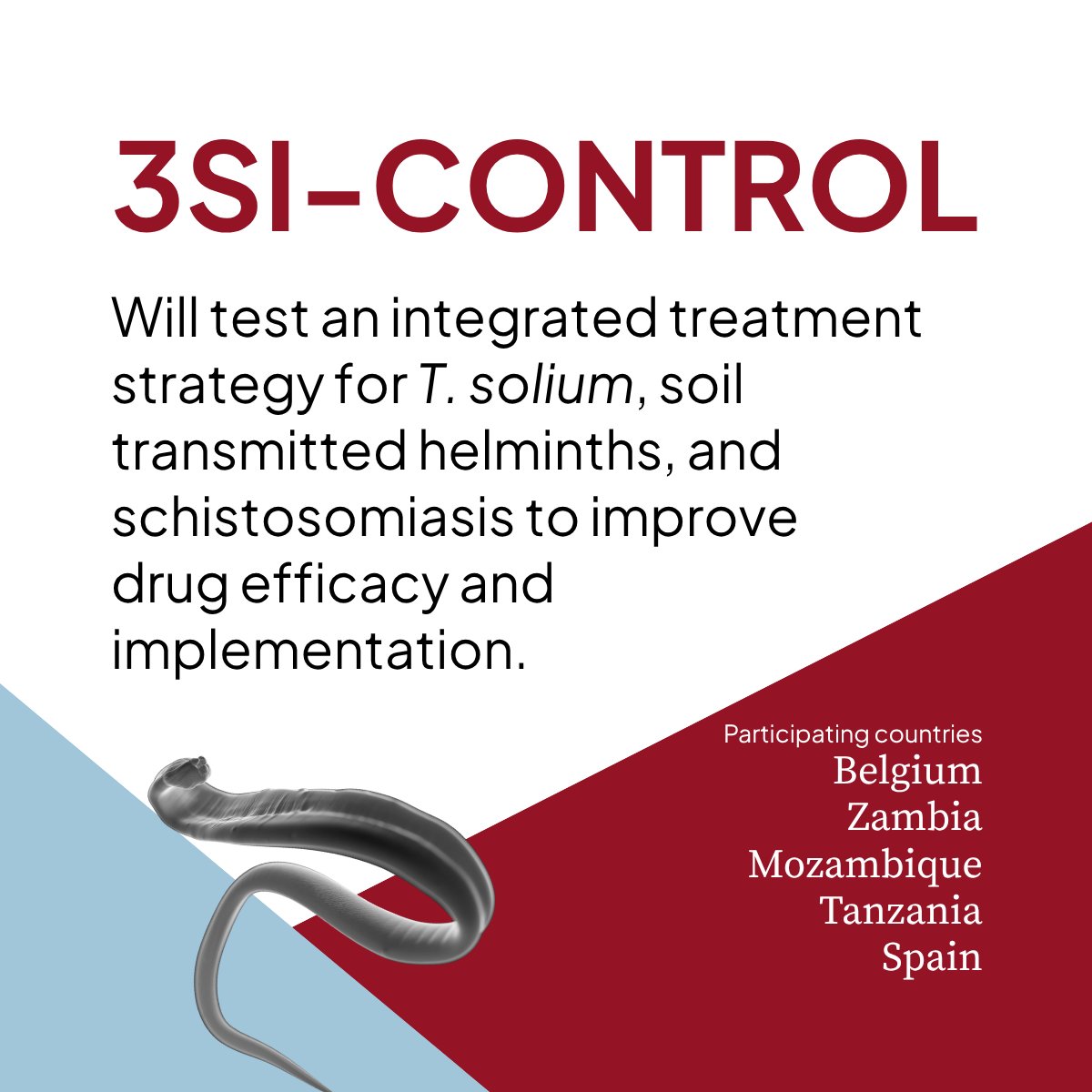 EDCTP3's tweet image. ✨ New projects against Neglected Tropical Diseases in sub-Saharan Africa.
#3SI_CONTROL: cordis.europa.eu/project/id/101…
#EMINENCE: cordis.europa.eu/project/id/101…
#IVM_KIDS: cordis.europa.eu/project/id/101…
#MAMS4CL: cordis.europa.eu/project/id/101…
#NewProjects25