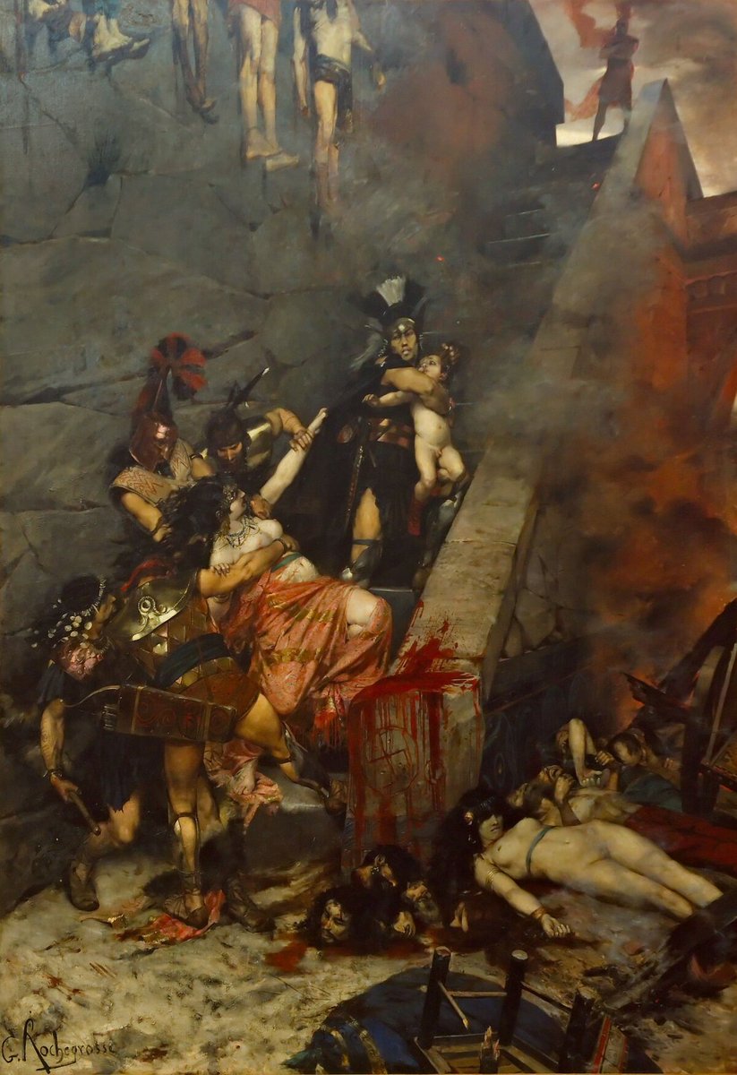 dailyandromache's tweet image. “andromache”, georges-antoine rochegrosse (1883)