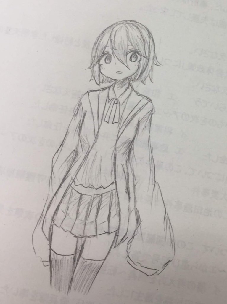 aomossk's tweet image. 学生時代の落書き掘り出した
#ラクガキ