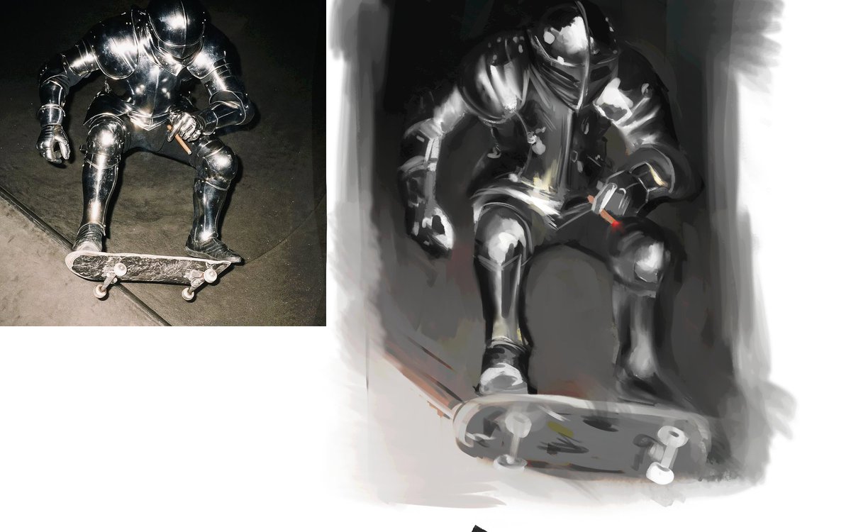 hiro_liro's tweet photo. armor paiting study https://t.co/BL49UkwPAx