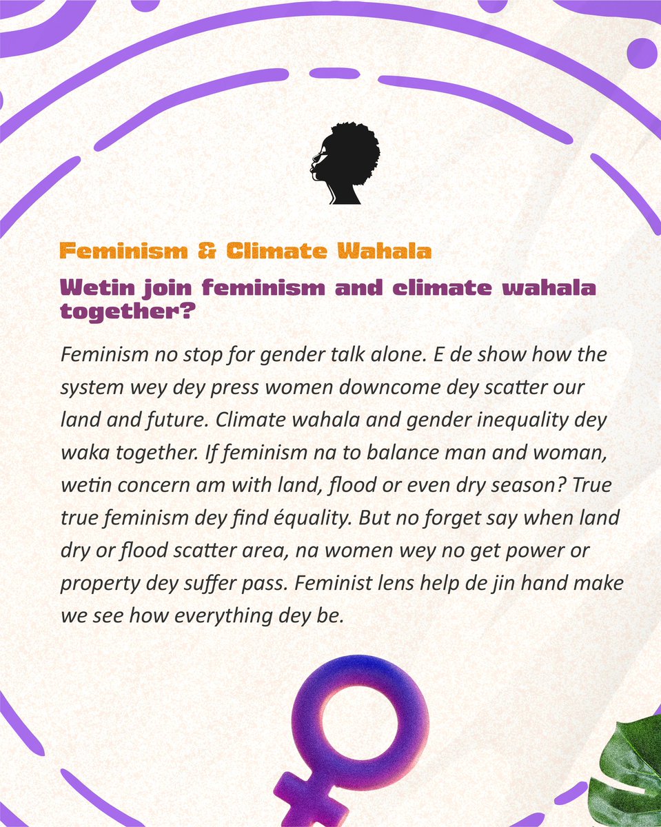 TechHerNG's tweet image. You asked, so we're answering!
We've received your thoughtful questions about the Women, Earth & Equity (WEE) Climate Workshop, from "Why ecofeminism?" to "What does climate justice have to do with gender equality?" and how it all ties into the broader fight for feminist climate…
