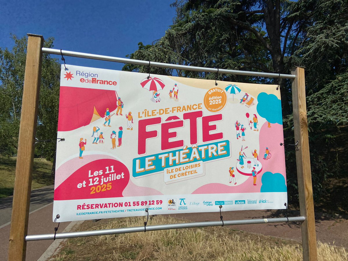 IDF_Rassemblee's tweet image. 🎭 Coup d’envoi d’“Île-de-France fête le théâtre” à l’île de loisirs de Créteil !
La 9e édition du festival a été lancée avec panache aux côtés de @FloPortelli, 1re Vice-Présidente de la Région chargée de la Culture, et @jasmine_camara, Vice-Présidente de la Région chargée de…