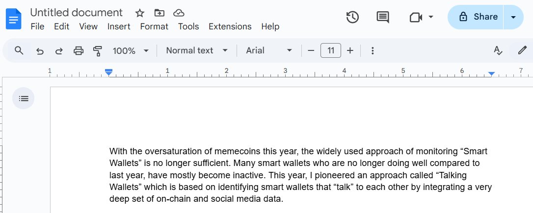 Writing about my current strategy to onchain memecoin trading that I have refined throughout the year.

I think this is one of the most valuable approaches to gaining an edge in the trenches right now.

This approach helped me to discover $ANI under $5m mc and many more.