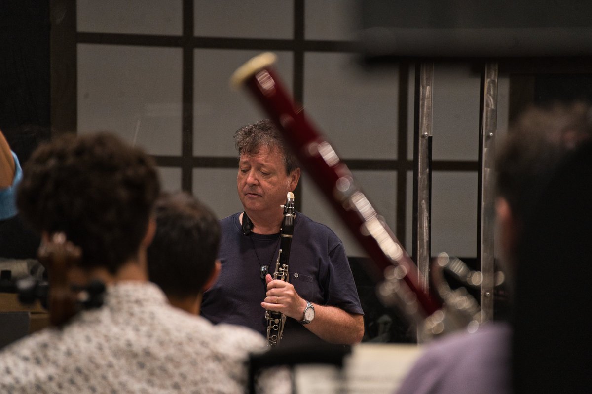 🎶 Assaig amb el clarinetista solista Joan Enric Lluna. Demà, 17 de juliol de 2025, a les 21.30 h, darrer concert del #festivalbellver2025