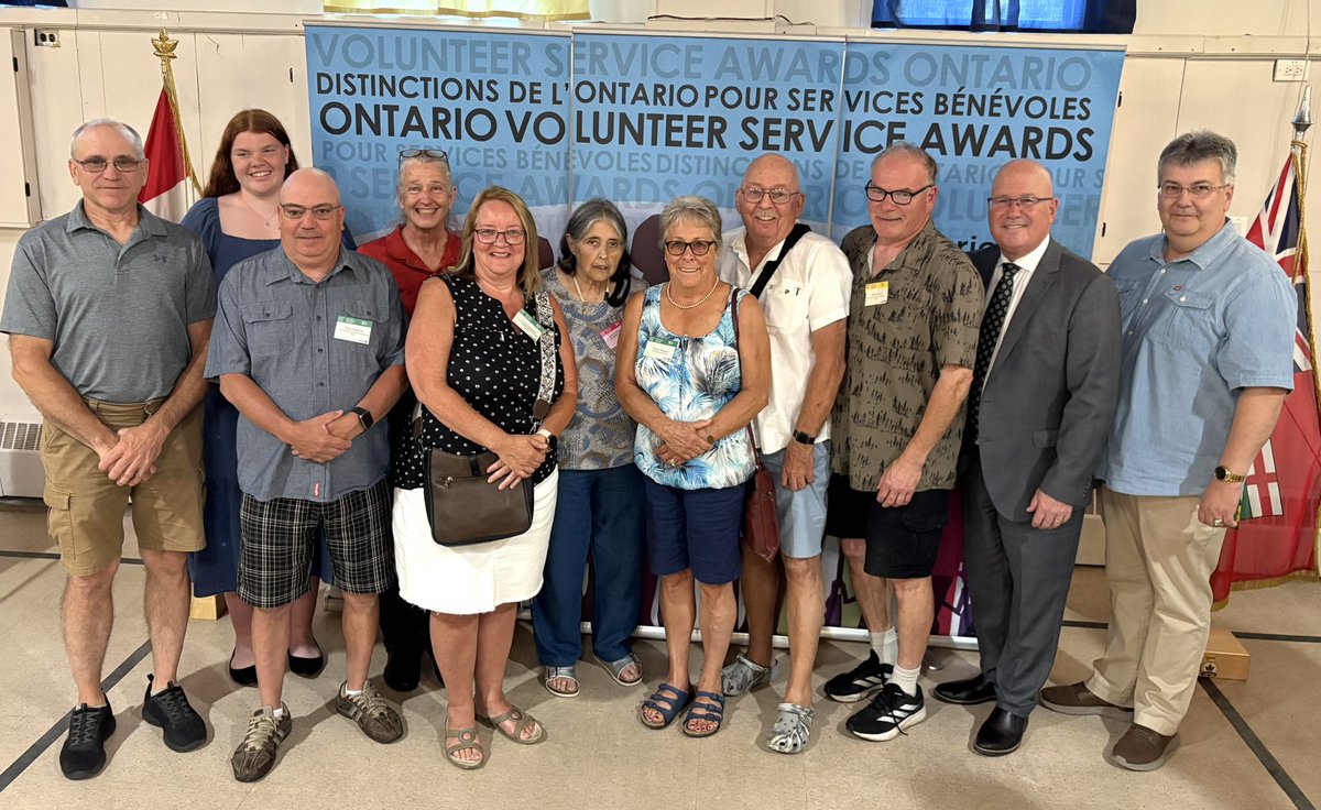 SteveClarkPC's tweet image. Joined Minister Graham McGregor and MPP John Jordan at the Ontario Volunteer Service Awards for an amazing night celebrating the incredible contributions of dedicated volunteers who make our communities the best place in the world to call home.
Combined, this remarkable group…