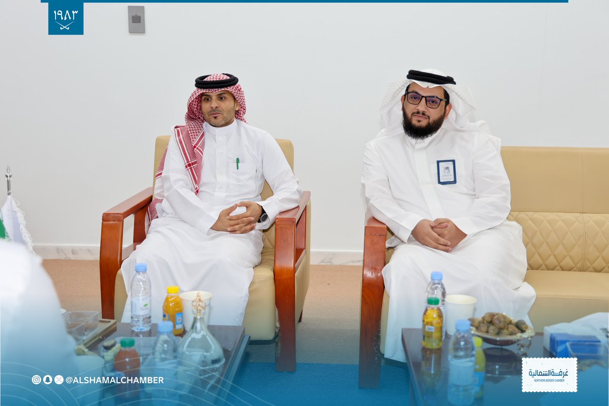 AlshamalChamber's tweet image. #زيارة |♻️

استقبل سعادة الأمين العام المكلف لـ #غرفة_الشمالية أ. نايف الدغماني، اليوم، سعادة المدير التنفيذي لـ #تراحم د. رجاء المرمش، لبحث سبل التعاون المشترك وإشراك قطاع الأعمال في مشاريع ومبادرات اللجنة.
@Trahum_sa
