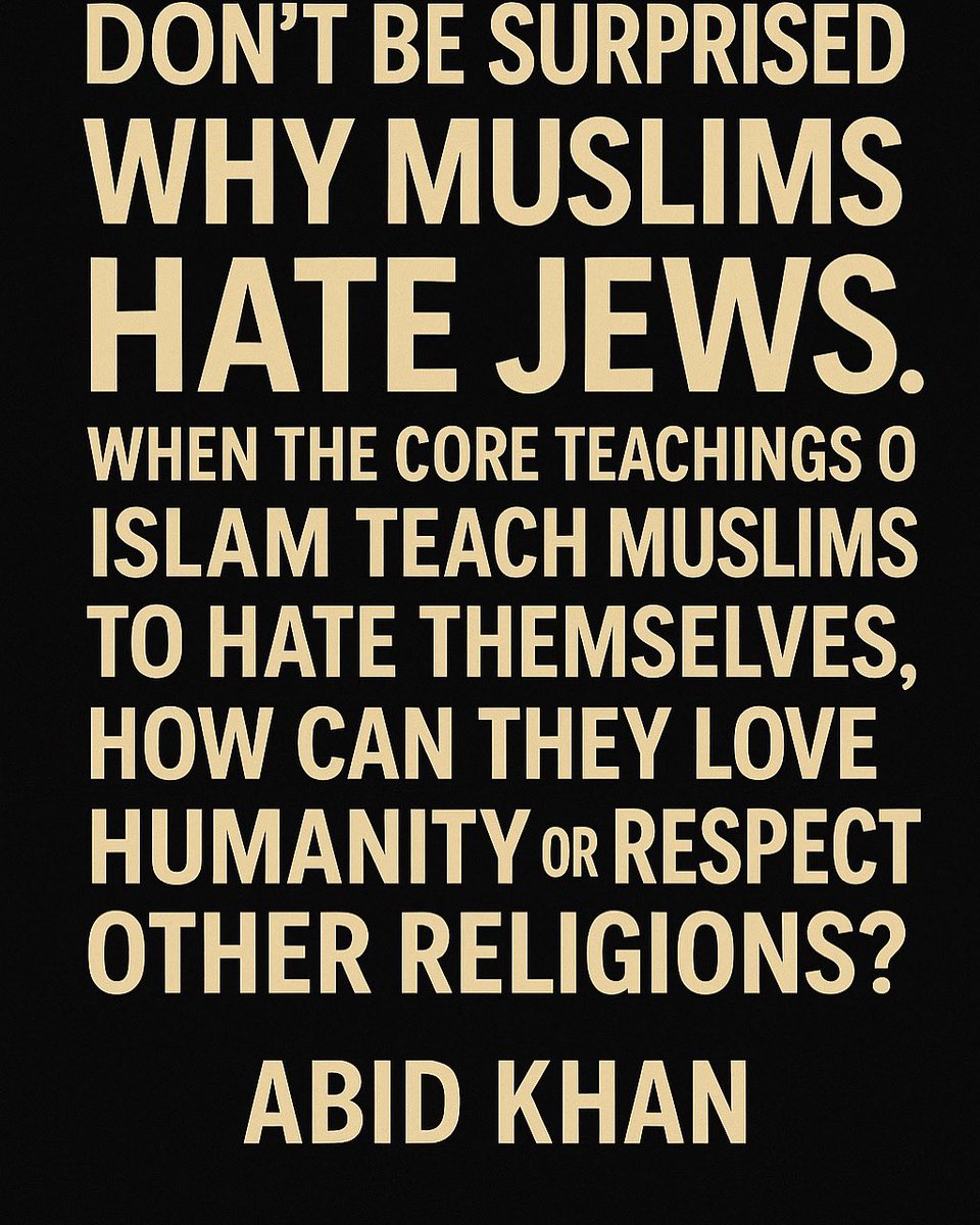 abidkhan_author's tweet image. 📖 Quran says:
Surah Yusuf 12:53
Surah Ash-Shams 91:7–10
Surah Baqarah 2:216

#HolyTrap #AbidKhan #IslamicExtremism #ExposeRadicalism #QuranTruth #Nafs #FreeTheMind