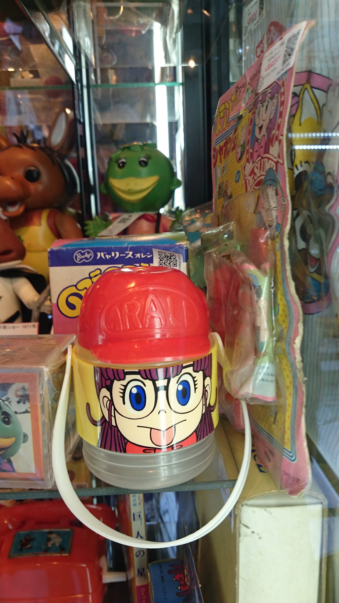 東海銀行　アラレちゃん ノベルティグッズ Dr．スランプアラレちゃん 東海銀行 シール（キーン