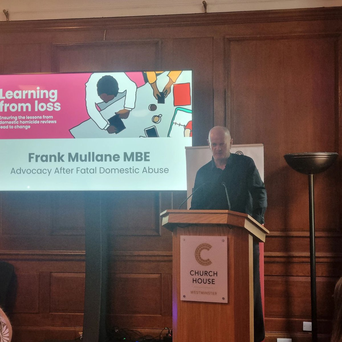 AAFDA6's tweet image. Last night we attended the launch of @CommissionerDA Learning from Loss report which aims to ensure that the learning identified from DHRs is used to drive lasting change. @FMullaneAAFDA was honoured to be asked to make the closing remarks.