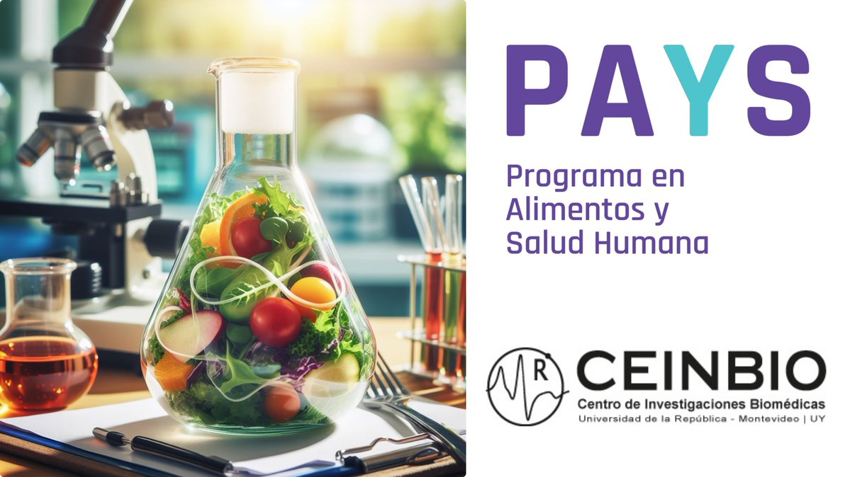 Programa en Alimentos y Salud Humana (@paysuy) on Twitter photo ¿Todavía no te inscribiste al curso Aʟɪᴍᴇɴᴛᴏs ʏ Pʀᴏᴄᴇsᴏ Sᴀʟᴜᴅ-Eɴғᴇʀᴍᴇᴅᴀᴅ?
𝕀𝕟𝕤𝕔𝕣𝕚𝕡𝕔𝕚𝕠𝕟𝕖𝕤 𝕒𝕓𝕚𝕖𝕣𝕥𝕒𝕤 hasta el 𝟮𝟳/𝟬𝟳
🗓Inicio: 14 de agosto
📌<a href="/PAySUy/">Programa en Alimentos y Salud Humana</a> <a href="/ceinbio/">CEINBIO</a> <a href="/fmedoficial/">fmedoficial</a>
🔗ceinbio.edu.uy/cursos/apse2025
📧curso_apse@ceinbio.edu.uy ¿Todavía no te inscribiste al curso Aʟɪᴍᴇɴᴛᴏs ʏ Pʀᴏᴄᴇsᴏ Sᴀʟᴜᴅ-Eɴғᴇʀᴍᴇᴅᴀᴅ?
𝕀𝕟𝕤𝕔𝕣𝕚𝕡𝕔𝕚𝕠𝕟𝕖𝕤 𝕒𝕓𝕚𝕖𝕣𝕥𝕒𝕤 hasta el 𝟮𝟳/𝟬𝟳
🗓Inicio: 14 de agosto
📌<a href="/PAySUy/">Programa en Alimentos y Salud Humana</a> <a href="/ceinbio/">CEINBIO</a> <a href="/fmedoficial/">fmedoficial</a>
🔗ceinbio.edu.uy/cursos/apse2025
📧curso_apse@ceinbio.edu.uy