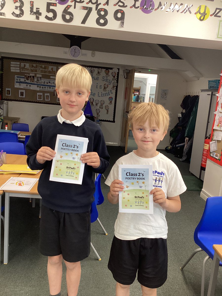 In our last week in Y2, Class 2 produced a poetry book containing lots of the work we have done together over this half term. The children then chose some of their favourite independent poems such as their monarch Kennings to add to the back in their best author handwriting ✏️