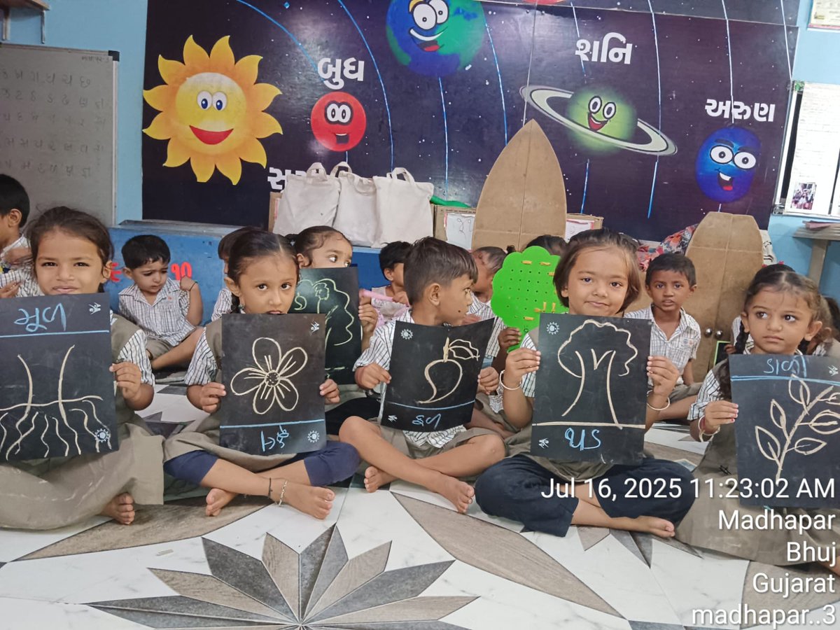 Cdpobhuj3's tweet photo. આજ રોજ ભુજ ઘટક - 3 ના નાનાં નાનાં ભૂલકાંઓ દ્વારા થીમ મુજબ પ્રવૃત્તિ કરાવવામાં આવી.#પાપાપગલીપૂર્વપ્રાથમિકશિક્ષણ https://t.co/U8hHmKpy89