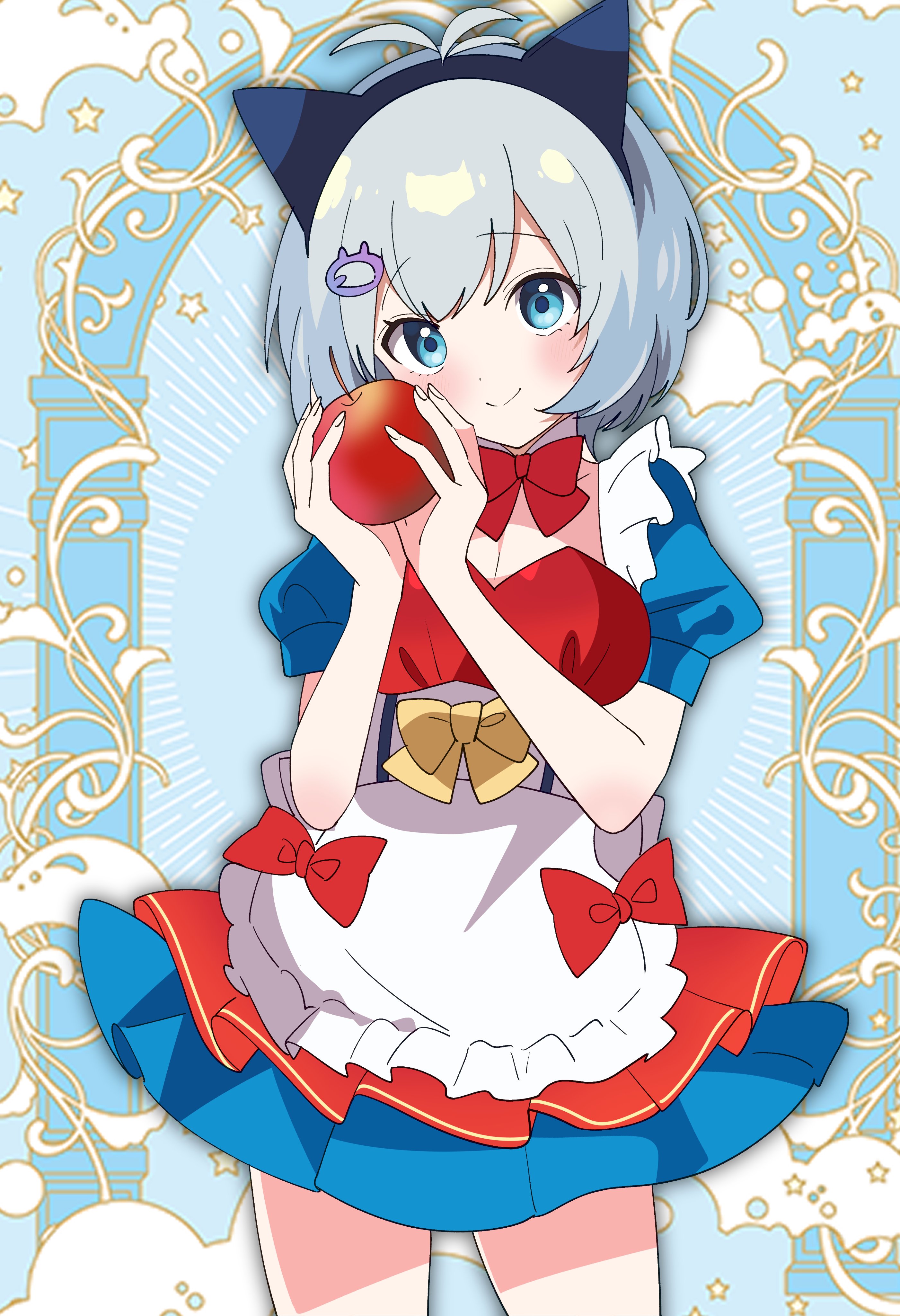 Vtuber電脳少女シロ　直筆イラスト色紙 コミティア151 Vtuber電脳少女シロ直筆イラスト色紙 コミティア151