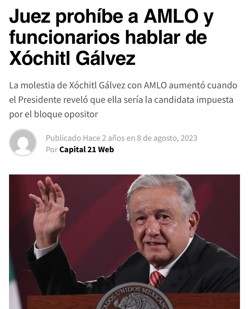 Conta Cuentos (@jesus163429) on Twitter photo <a href="/SergioSarmiento/">Sergio Sarmiento</a> 🚨La hipocresía de la oposición !!
No te vi reclamar <a href="/SergioSarmiento/">Sergio Sarmiento</a> cuando le prohibieron al Presidente AMLO referirse a la botarga <a href="/XochitlGalvez/">Xóchitl Gálvez Ruiz</a> .
🚫H I P O C R I T A. <a href="/SergioSarmiento/">Sergio Sarmiento</a> 🚨La hipocresía de la oposición !!
No te vi reclamar <a href="/SergioSarmiento/">Sergio Sarmiento</a> cuando le prohibieron al Presidente AMLO referirse a la botarga <a href="/XochitlGalvez/">Xóchitl Gálvez Ruiz</a> .
🚫H I P O C R I T A.