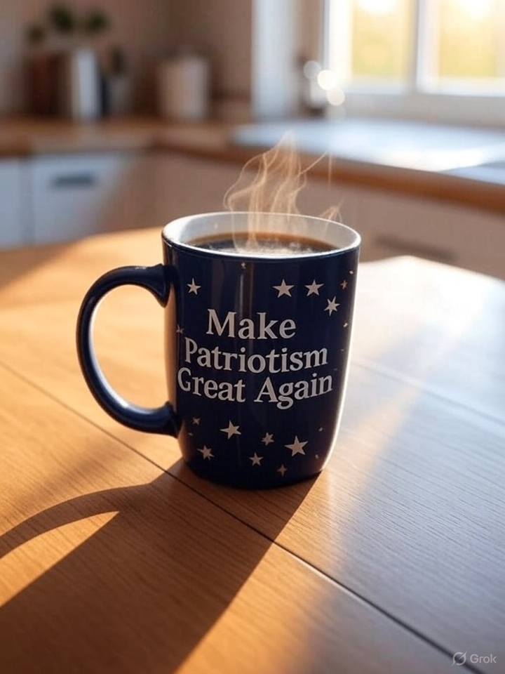 Hello, Patriots.
Good Wednesday morning from South Carolina. Enjoy a steaming hot cup of coffee and celebrate our American future, a future where we all play our parts to Make America Great Again.