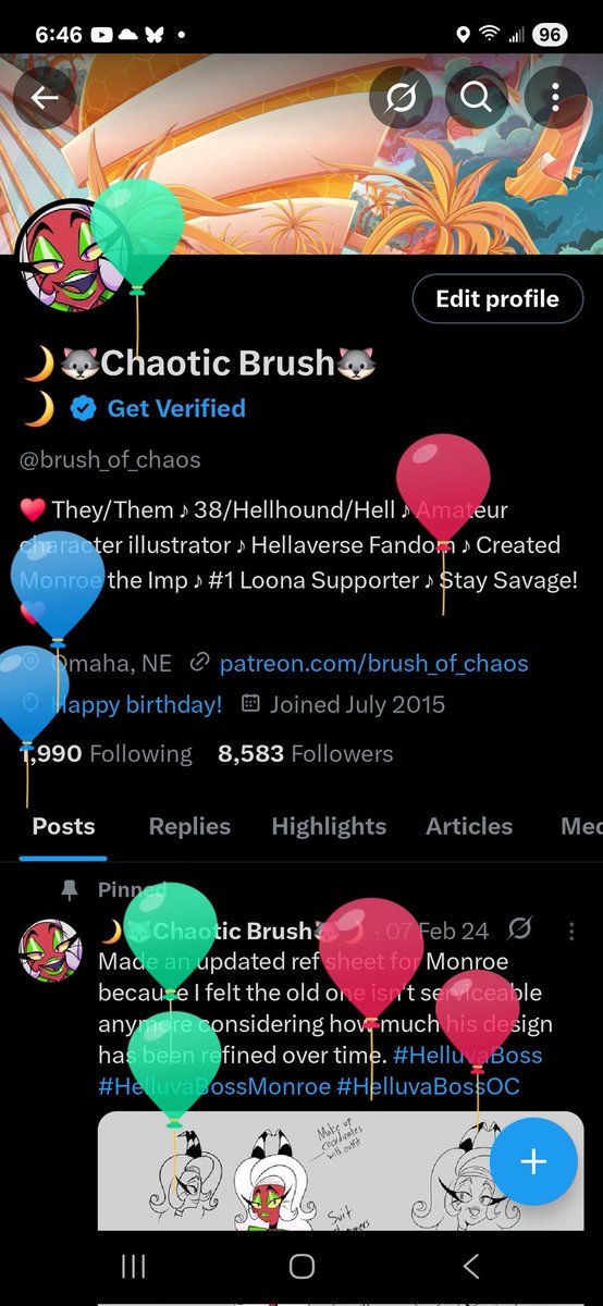 🌙🐺Chaotic Brush🐺🌙 tweet media