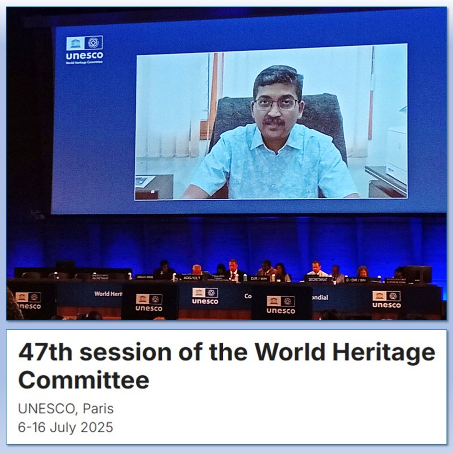 Wildlife Institute of India (@wii_india) on Twitter photo <a href="/sureshwii/">Suresh Kumar</a> , Nodal Officer, #wiic2c spoke at the 47th World Heritage Committee in Paris via video highlighting the Centre's achievements in capacity-building, technical interventions, and growing international outreach over the past year, reaffirming its commitment to the World <a href="/sureshwii/">Suresh Kumar</a> , Nodal Officer, #wiic2c spoke at the 47th World Heritage Committee in Paris via video highlighting the Centre's achievements in capacity-building, technical interventions, and growing international outreach over the past year, reaffirming its commitment to the World