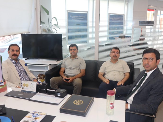 Kaymakam Ramazan TAŞKIN’dan Halk Bankası’na Ziyaret