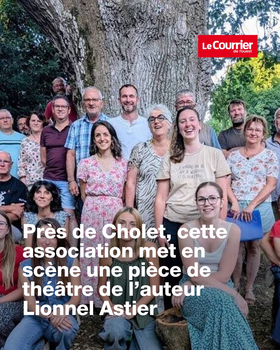 Près de Cholet, cette association met en scène une pièce de théâtre de l’auteur Lionnel Astier | Courrier de l'Ouest
➡️ l.ouest-france.fr/67ok