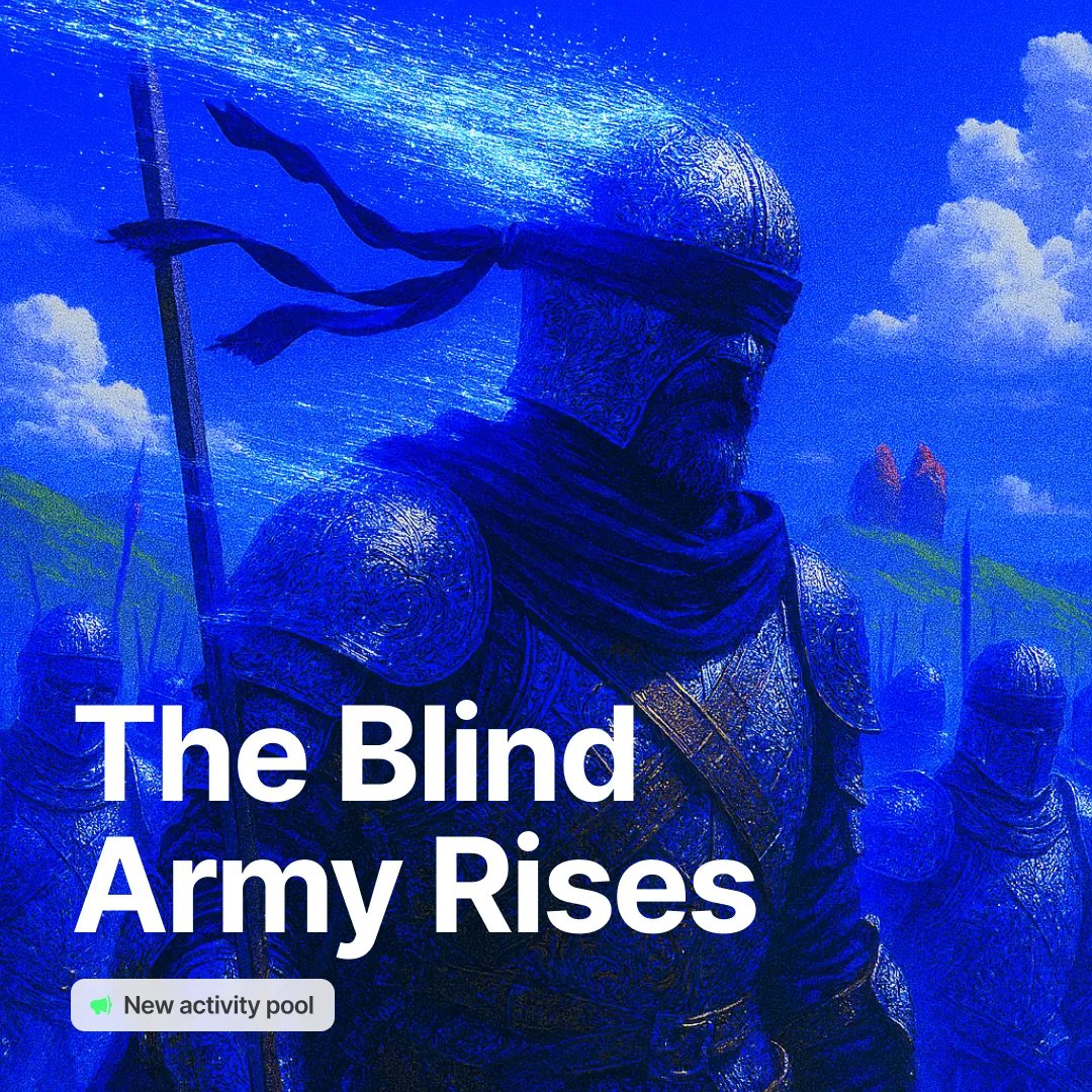 ⚔️ THE BLIND ARMY RISES ⚔️

<a href="/nillionnetwork/">Nillion</a> march to save Steven starts NOW.

$1.5k USDC in rewards for those who join the ranks.

You’ve got until July 19th to join 👇