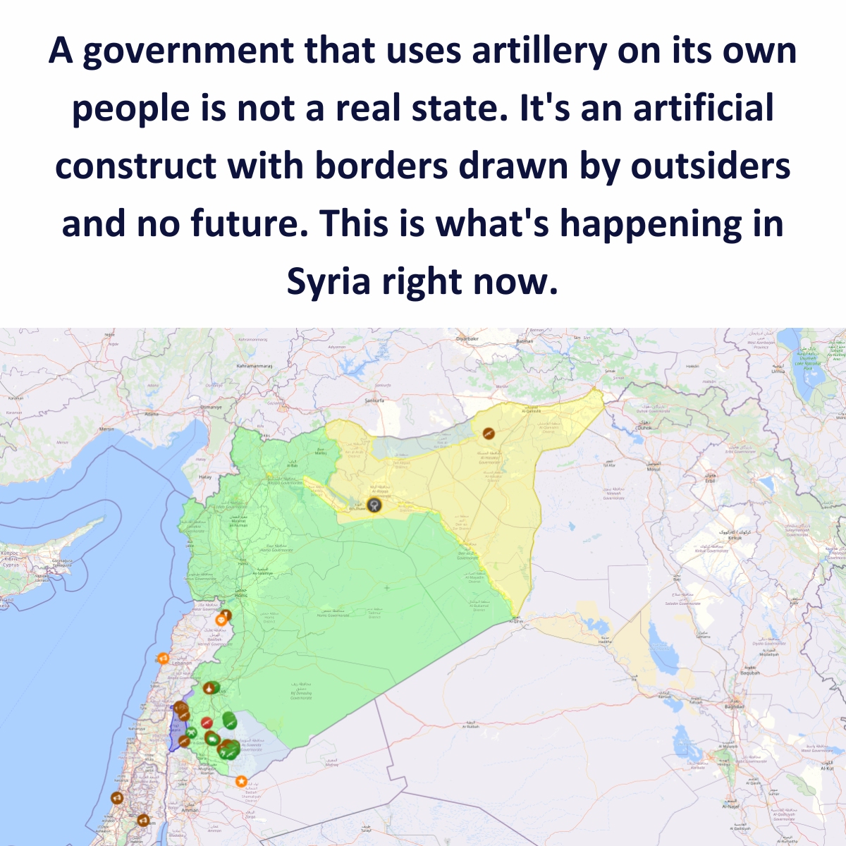 SoranHamarash's tweet image. Syria is a colonial construct! #Syria #Suwayda_fights_terrorism #DruzeUnderAttack #Druze #druzegenocide #DruzeLivesMatter