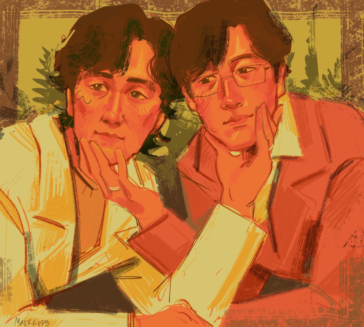 markkrpg's tweet image. sketchh, I love them^_^ #Sangihun #SquidGame