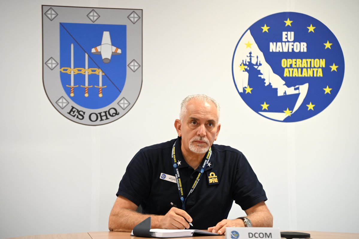 EUNAVFOR's tweet image. Rear Admiral Paolo Fantoni of the @ItalianNavy 🇮🇹 is the new Deputy Commander of #OperationATALANTA.
🔎 The Deputy Operation Commander, also known as DCOM, exercises command in absence of the Operation Commander.
Check his profile here: eunavfor.eu/chain-of-comma…