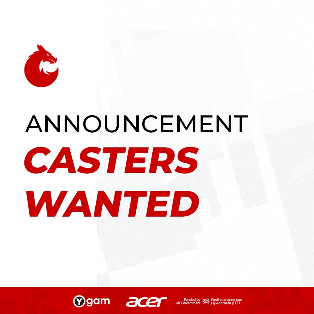 🎙️ Exciting Opportunity Alert!

Are you a talented caster or observer passionate about esports? Esports Wales is looking for you!

If you're interested in showcasing your skills and being part of an amazing community, fill out our interest form now! 📋

forms.office.com/e/Tw72RPzGzx