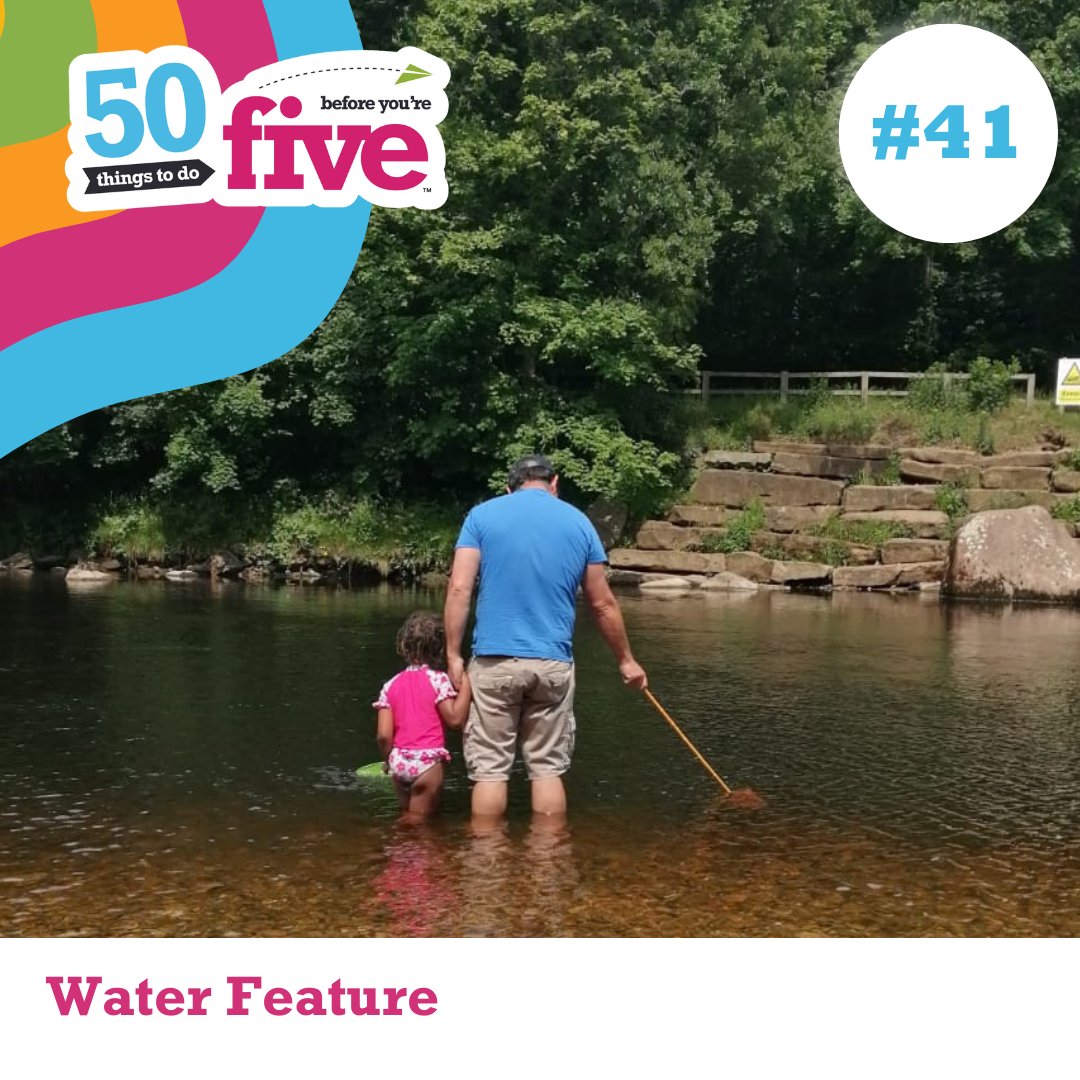 This week's hashtag of the week is #41 Water Feature! 🎣🌈

Visit your local pond or lake with your family, walk around or wade through! 

Need some more Summer activities to do as a family? 👉ow.ly/PPaq50WqmRP

 #SummerActivities #NatureExploration