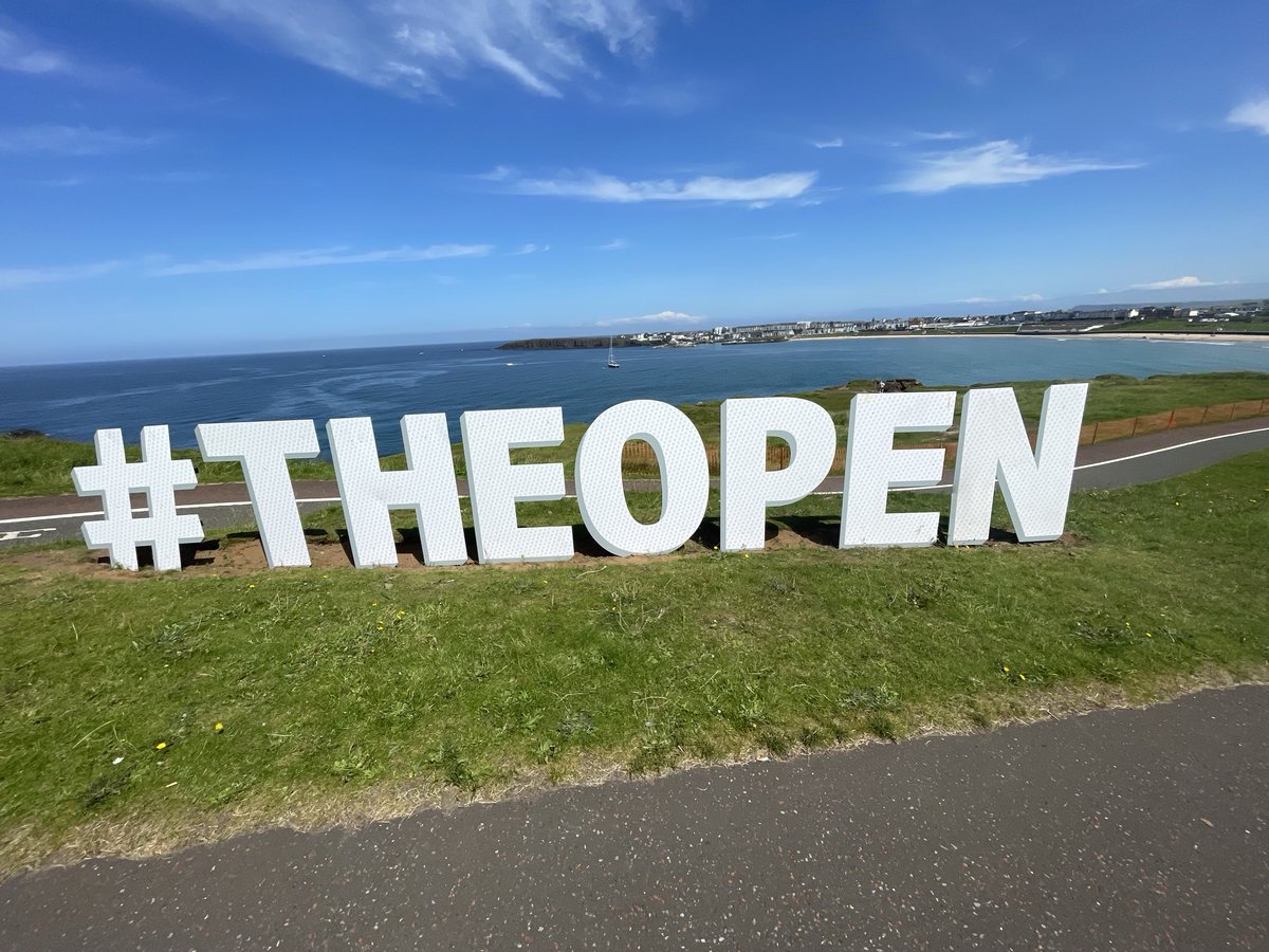 OllieHolt22's tweet image. Stunning day in Portrush. A joy to be back here for The Open