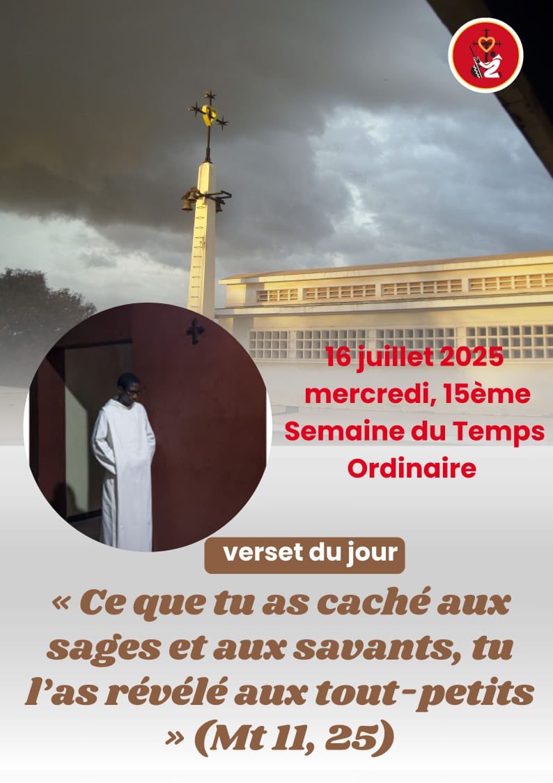 @abbayedekeurmoussa 
#keurmoussaabbey 
#keurmoussa 
#versetdujour 
« #Père, #Seigneur du #ciel et de la #terre, je proclame ta louange : ce que tu as caché aux #sages et aux #savants, tu l’as révélé aux tout-#petits », Mt 11,25
#gaudiapacis