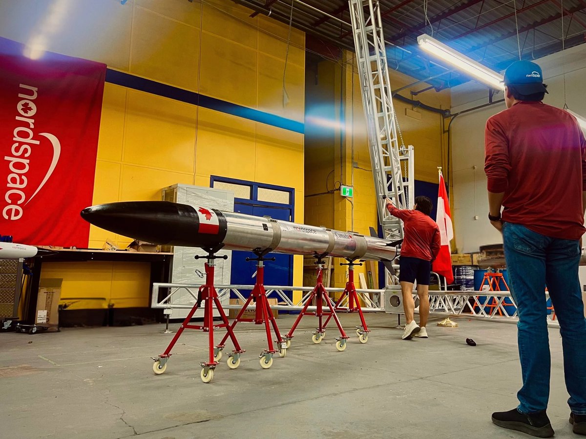 Nord_Space's tweet image. NordSpace is rapidly approaching its first launch! The historic launch from Canadian soil of our Taiga sub-orbital rocket, powered by our 3D printed Hadfield engines, will represent a massive leap forward for Canadian sovereignty in space and for assured access to it.
We’re…
