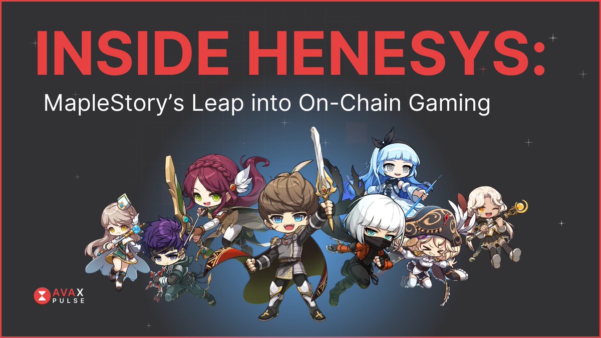 pyorxyz's tweet photo. Protocol Deep Dive: Henesys (Chain ID: 68414)

The L1 chain powering @MaplestoryU 's next big leap into Web3.

What is Henesys? How does it work? What do the data points reveal? Let’s dive in 👇