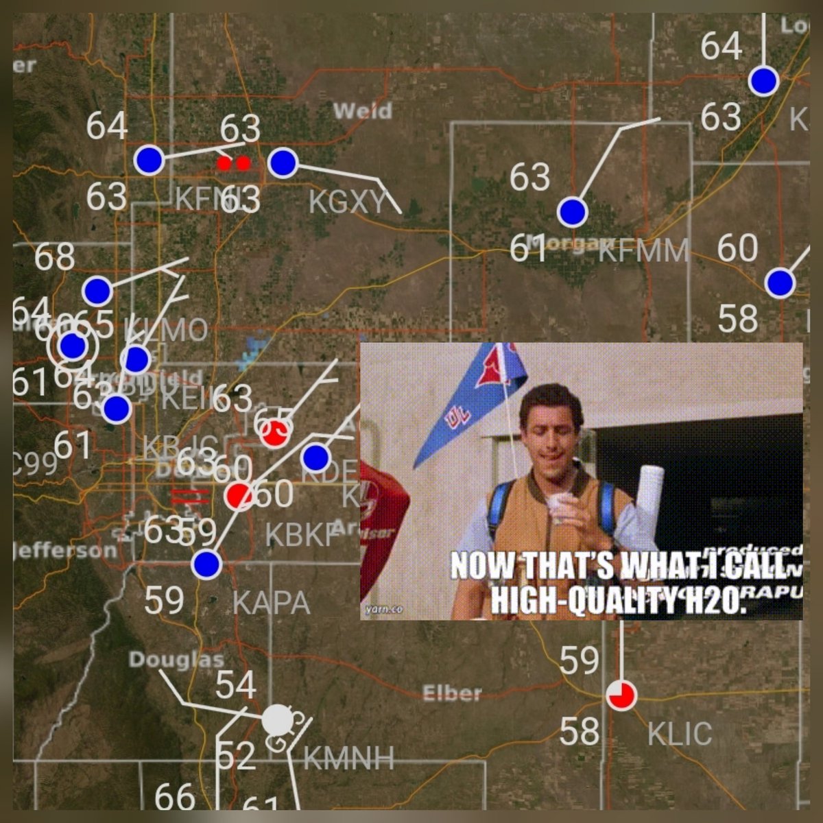MattBlueThunder's tweet image. Dew points near 60F this morning in northeast Colorado.