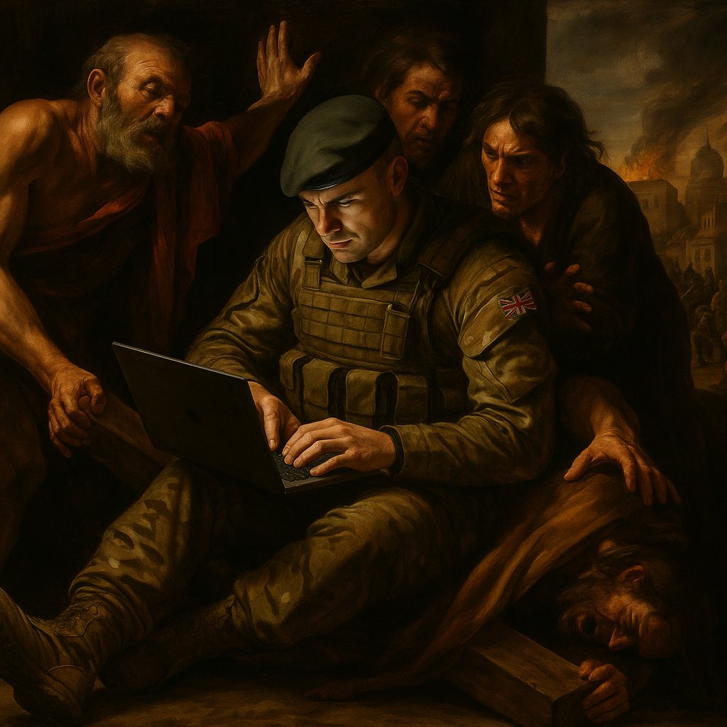𝗖𝗼𝗺𝗯𝗮𝘁 𝗕𝗼𝗼𝘁 (@combat_boot) on Twitter photo Always wondered what this painting in Lympstone Mess was about. Always wondered what this painting in Lympstone Mess was about.