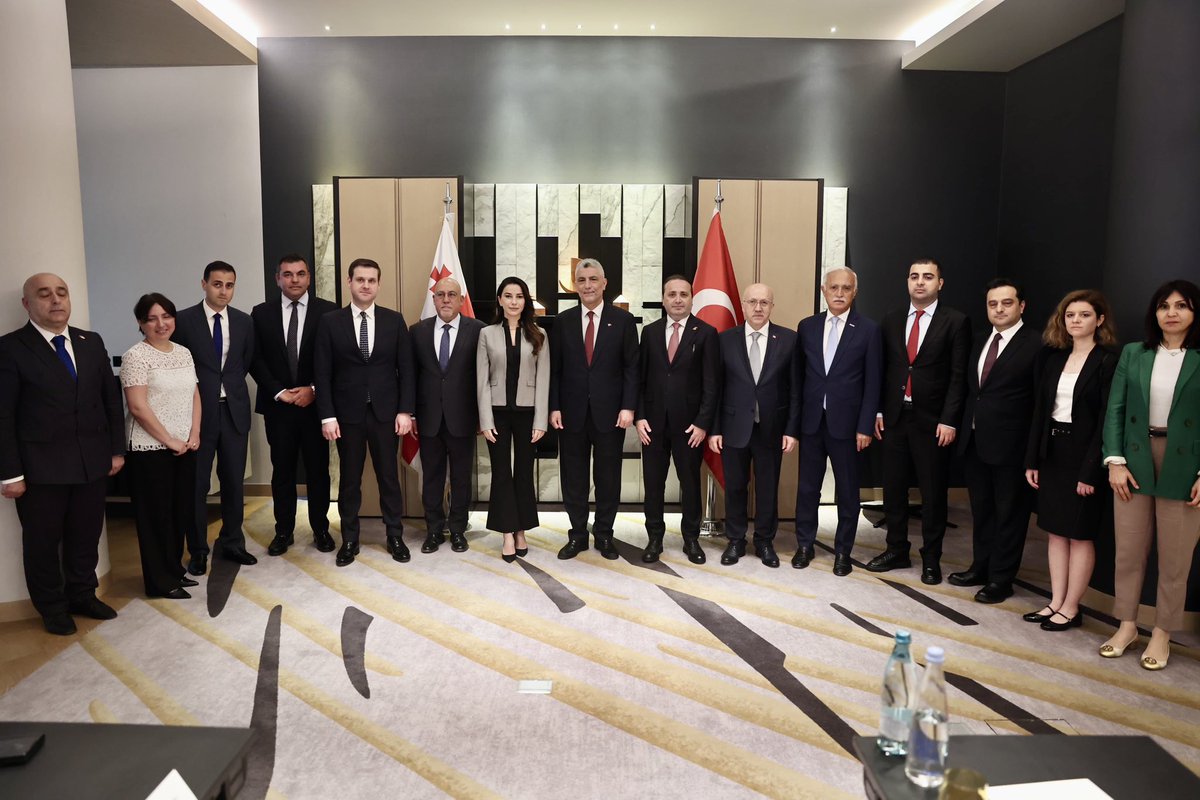 On the occasion of our visit, we had a productive meeting in Tbilisi with Georgian Minister of Economy and Sustainable Development Ms. Mariam Kyrvishvili.

During our meeting, we thoroughly evaluated the concrete steps to be taken towards our goal of reaching $5 billion in trade