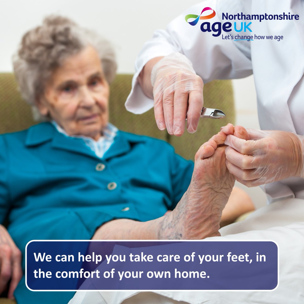 Our fully-trained staff can visit you at home and help you look after your feet. Our #ToenailCuttingService is for anyone who is unable to manage their own nail care. We aim to provide a personal service, regardless of age, in a safe environment. bit.ly/4lcVgob