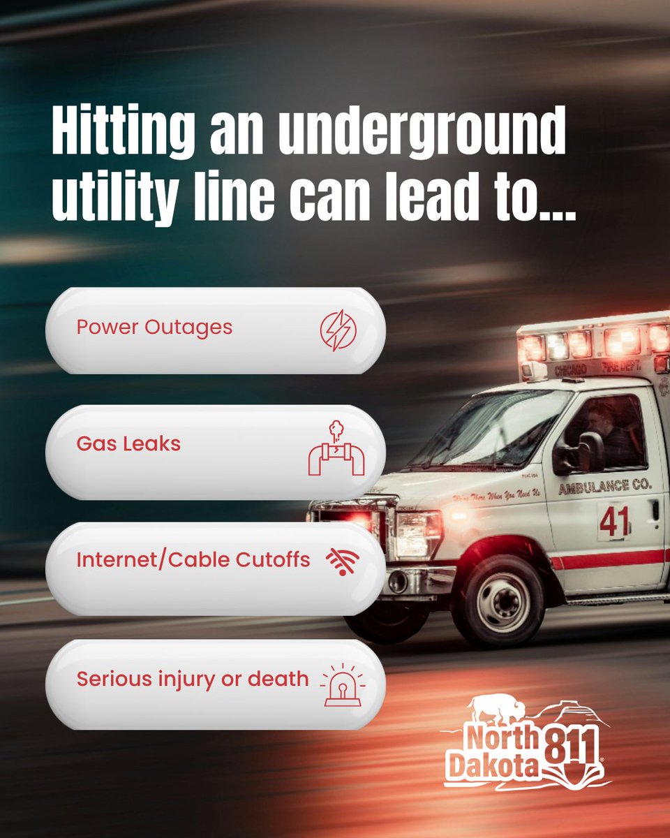 Hitting a line isn’t just an inconvenience, it can lead to serious consequences. A quick locate request now can save thousands later. 

It’s not an exaggeration—it’s damage prevention.