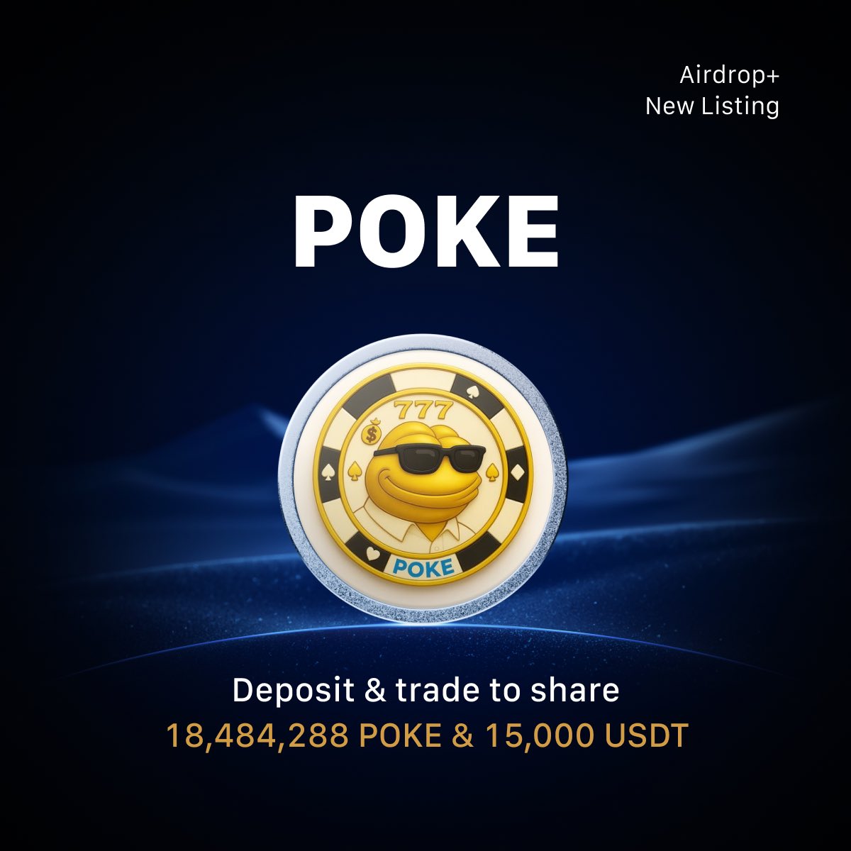 🔔 #MEXC New Listing 🔔

🔹 $POKE <a href="/poke_casino/">POKECASINO</a> 
🔹 $POKE/USDT Trading: Jul 17, 2025, 12:00 (UTC)
🔹 Deposit: Opened

🔥 The $POKE airdrop+ campaign is heating up! Join to share 18,484,288 $POKE &amp; 15,000 $USDT!

👉 Join airdrop+:
mexc.com/token-airdrop/…
👉Learn more: