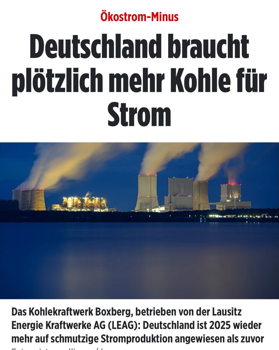 Stromknappheit im Sommer?

Ihr könnt noch 1 Million von diesen hässlichen, landschaftsverschandelnden Windrädern aufstellen, wenn der Wind ausbleibt, wirds in Deutschland dunkel.

Die grüne "Enegiewende" ist krachend gescheitert. Gebt es doch endlich zu.