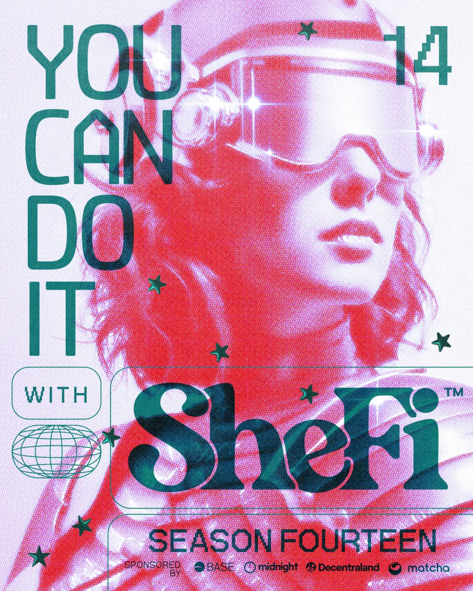 NadineArendse's tweet image. Late post but so thrilled to announce I'm joining #SheFiSeason14 as a SheFi Scholar! 🎉 Ready to dive deep into web3 with a community that believes the frontier is feminine. I can do it – with SheFi! Thank you @shefiorg