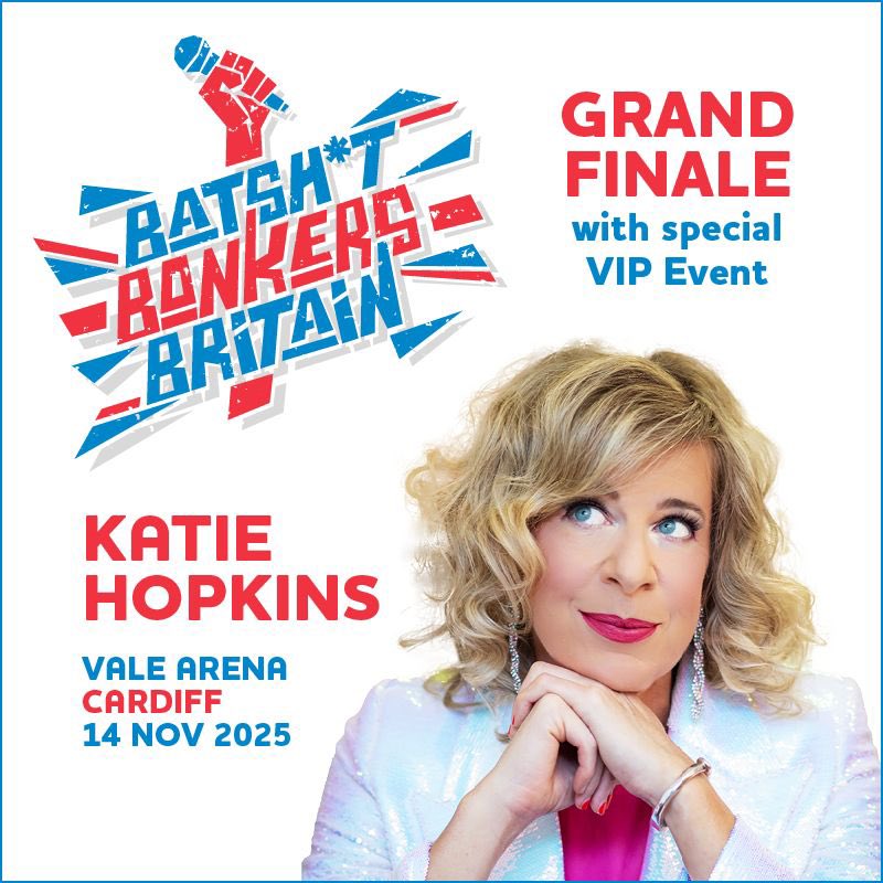 KTHopkins's tweet image. Fully SOLD OUT for 4 months. Cancelled with 3 days notice. Rugby council must allow my show to go ahead. Taxpayer funded idiocy.
Ps - do come to Cardiff.
