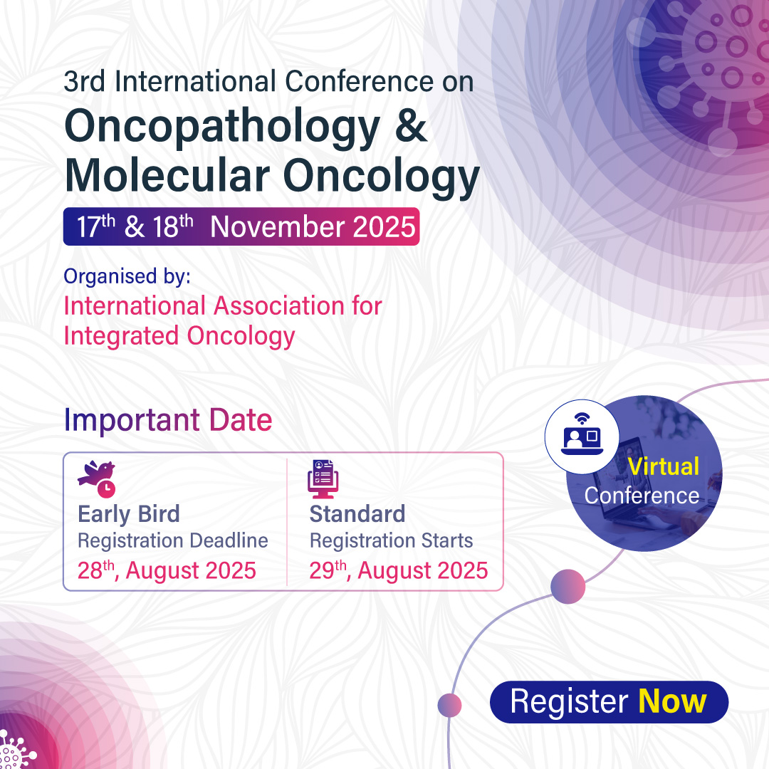 🌐 Advance Your Research at a Premier Oncology Conference

Reach us at: pathology@iaioncology.org
🔗 Conference Link: bit.ly/4kICELA

#OncologyConference #MolecularOncology #PathologyResearch #MedicalConferences2025 #VirtualEvents #IAIO #internationalconferencealerts