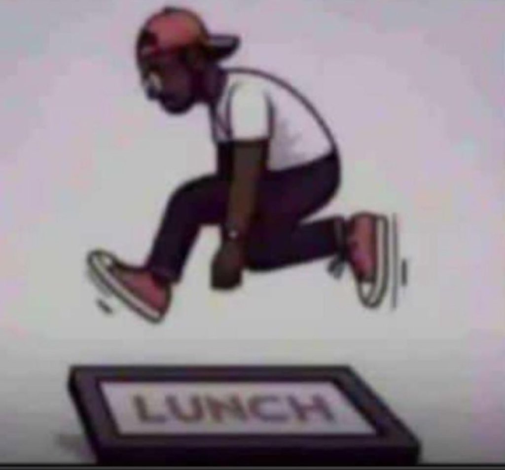 karothk256's tweet image. Signs that a person skipped lunch 😹😭