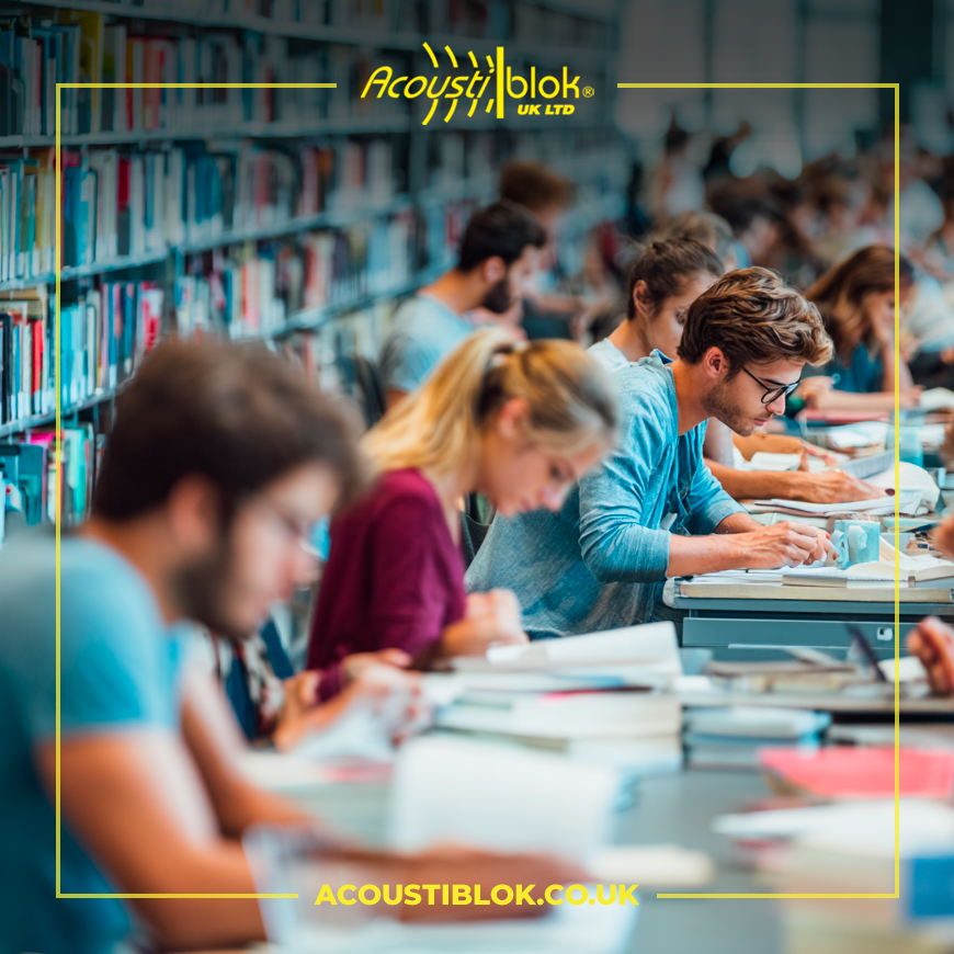 🤫 Study in peace. Acoustiblok panels help uni libraries stay quiet &amp; focused - exactly as they should be.

#LibraryAcoustics #QuietSpaces

👉 acoustiblok.co.uk | info@acoustiblok.co.uk | 01622 840289