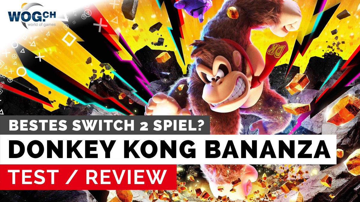 games_ch's tweet image. Kaum mehr als einen Monat nach dem Launch der #Switch2 erscheint mit #DonkeyKongBananza 🐵 der nächste grosse Titel für die neue Nintendo-Konsole. Allen Unkenrufen zum Trotz liefern die Japaner ein …
🎬 youtu.be/8th8drlp9dc?si…
📖 games.ch/donkey-kong-ba…