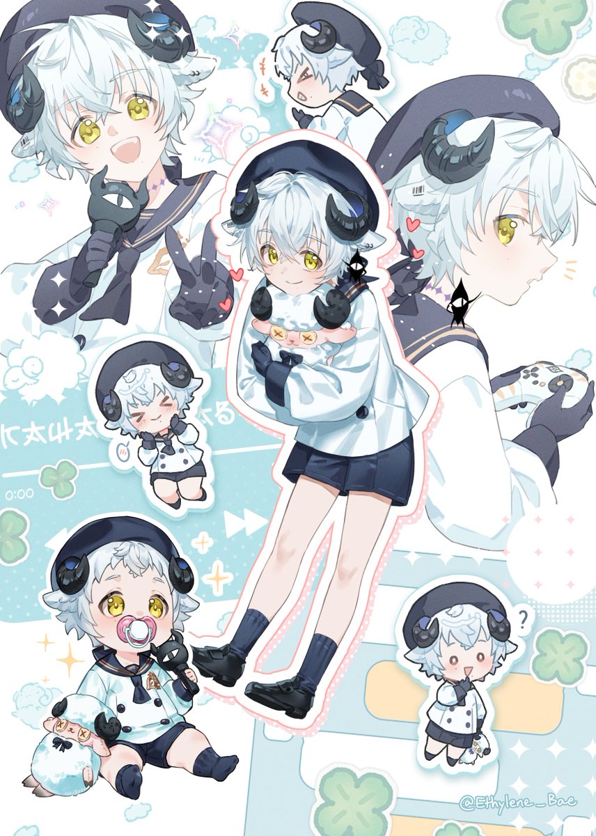 Ethylene_Bae's tweet image. คิดถึงลูกชาย🥺🤏🍼 #BaabelArt
