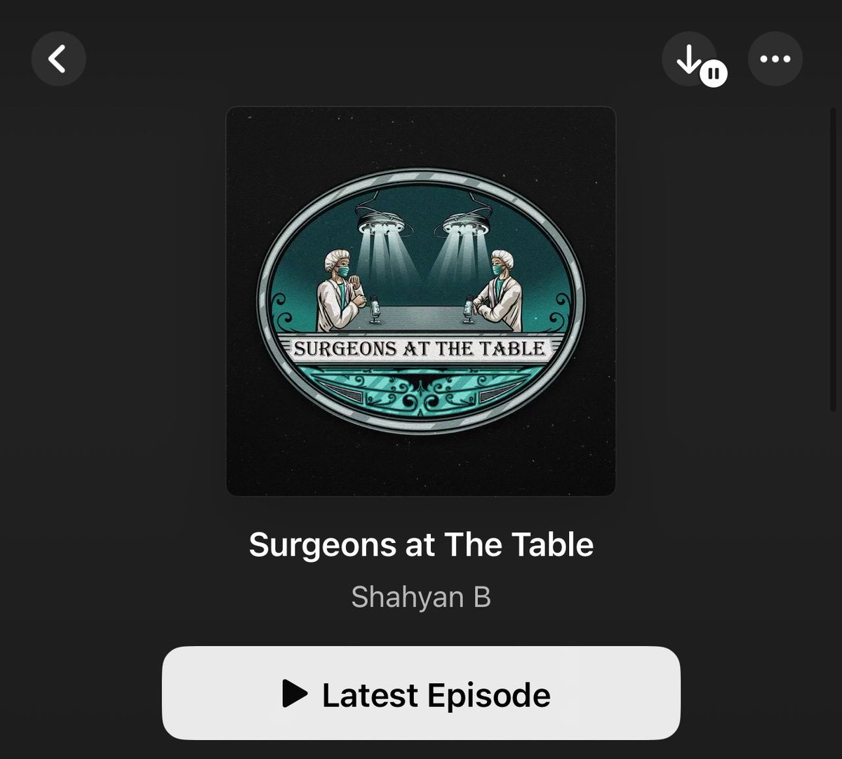 Aortologist's tweet image. 🌟8000 Downloads!🌟 

My podcast @SurgeonsATT on Leadership in Surgery has reached a new milestone! Thank you to all the surgeon leaders for their time, wisdom, guidance, &amp;amp; support!

Check it out wherever you listen to podcasts!